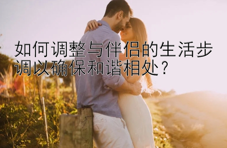 如何调整与伴侣的生活步调以确保和谐相处？